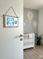 PLACA DE PORTA NATAL PERSONALIZADA BEBÉ _FOTO 2