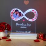 CANDEEIRO LED DIA DOS NAMORADOS INFINITO